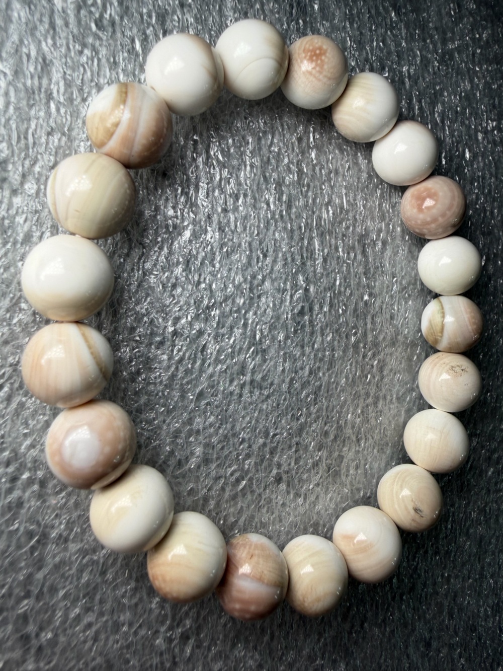 9MM Shiva Eye Shell Natural Crystal Bracelet